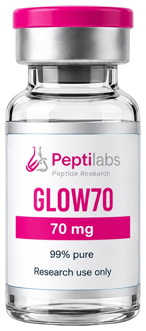 GLOW70 70 mg, recorte de frasco